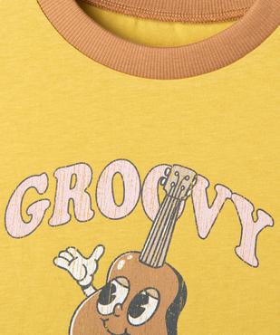 Tee-shirt manches courtes avec motif musique bébé garçon vue2 - GEMO 4G BEBE - GEMO