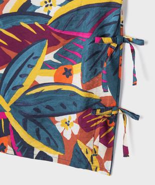 Débardeur fluide à motifs tropicaux fille vue2 - GEMO 4G FILLE - GEMO