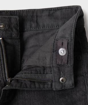 Pantalon straight velours garçon vue2 - GEMO (ENFANT) - GEMO