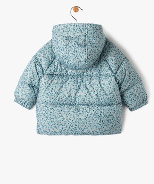 Doudoune matelassée à motifs bébé fille vue4 - GEMO 4G BEBE - GEMO
