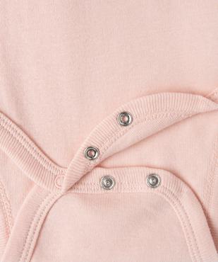 Body bébé fille à manches courtes (lot de 3) vue3 - GEMO 4G BEBE - GEMO