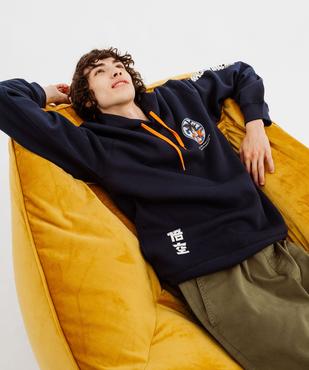 Sweat à capuche en molleton doux imprimé homme - Dragon Ball Super vue2 - DRAGON BALL Z - GEMO