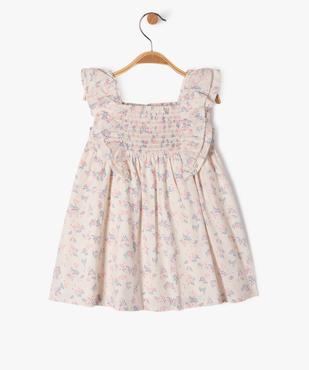 Robe sans manches à motifs fleuris bébé fille - LuluCastagnette vue3 - LULUCASTAGNETTE - GEMO