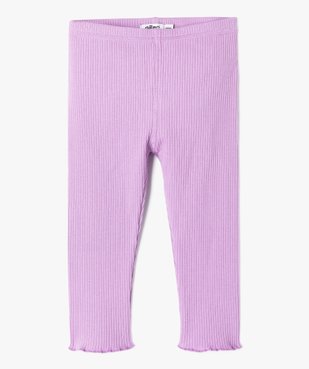 Ensemble 2 pièces bicolore bébé fille : sweat + legging côtelé vue3 - GEMO(BEBE DEBT) - GEMO