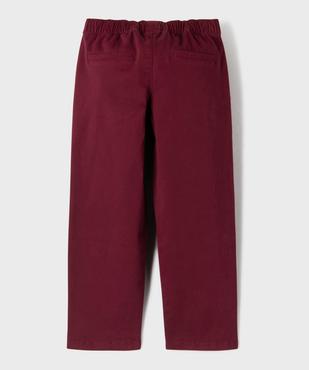 Pantalon Regular avec taille élastique ajustable garçon - LuluCastagnette vue3 - LULUCASTAGNETTE - GEMO