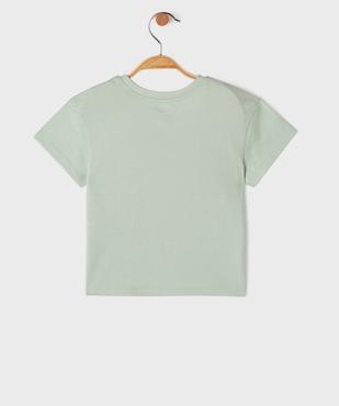 Tee-shirt manches courtes à motifs girly bébé fille vue3 - GEMO(BEBE DEBT) - GEMO