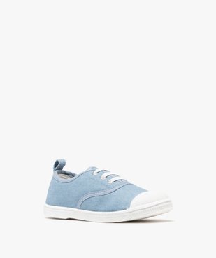 Chaussures en toile à lacets élastiques et bout en gomme fille vue3 - LOVELY WINGS - GEMO
