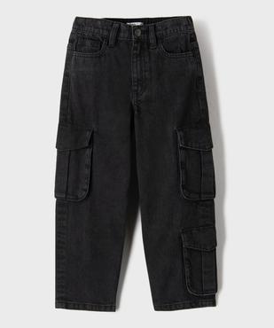Jean large avec poches cargo garçon vue1 - GEMO (ENFANT) - GEMO
