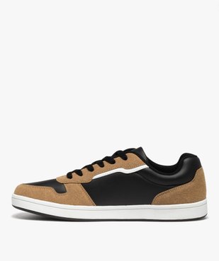 Baskets homme skateshoes bicolores à lacets vue3 - 5 MILES GEMO FOR GOOD - GEMO