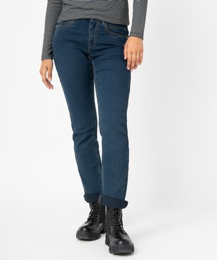 Jean femme coupe Regular  vue2 - GEMO (JEAN) - GEMO