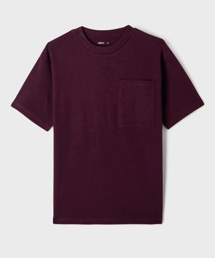 Tee-shirt manches courtes coupe oversize garçon vue1 - GEMO (JUNIOR) - GEMO