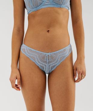 Culotte en dentelle et tulle femme (lot de 2) vue1 - GEMO(HOMWR FEM) - GEMO