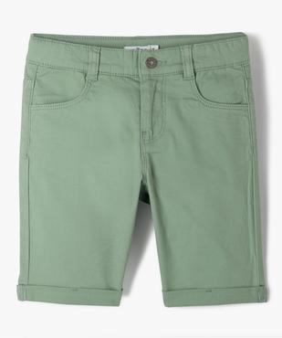 Bermuda en coton léger fille vue1 - GEMO 4G FILLE - GEMO