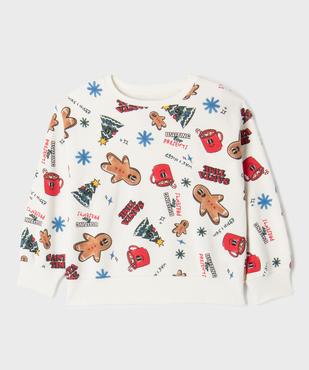Sweat à motifs de Noël garçon vue1 - GEMO 4G GARCON - GEMO