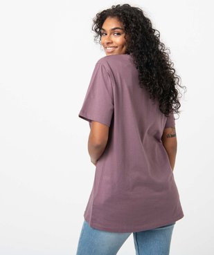 Tee-shirt femme à manches courtes oversize – Camps United vue3 - CAMPS UNITED - GEMO