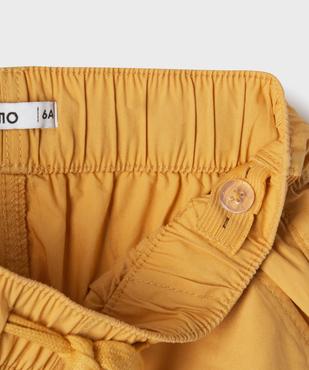 Short large en popeline de coton uni garçon  vue2 - GEMO (ENFANT) - GEMO