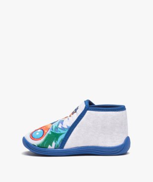 Chaussons garçon bottillons à scratch en velours ras - Pat' Patrouille vue3 - PAT PATROUILLE - GEMO