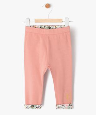 Legging réversible bébé fille - LuluCastagnette vue1 - LULU CASTAGNETTE GEMO FOR GOOD - GEMO
