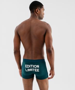 Boxer stretch de Noël homme vue4 - GEMO 4G HOMME - GEMO