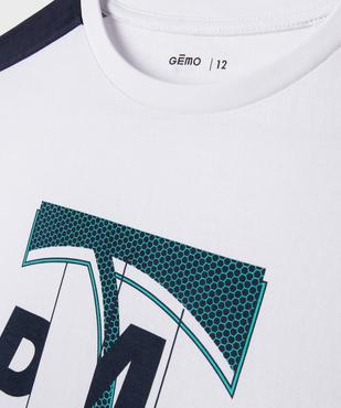 Tee-shirt de sport à manches courtes avec motif garçon vue3 - GEMO (JUNIOR) - GEMO