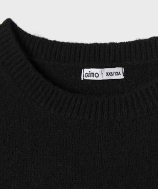 Pull en maille douillette et extensible fille vue2 - GEMO (JUNIOR) - GEMO