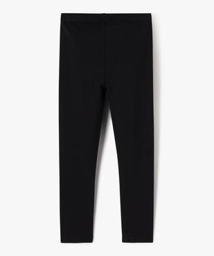 Legging long uni résistant en coton stretch fille vue5 - GEMO (ENFANT) - GEMO