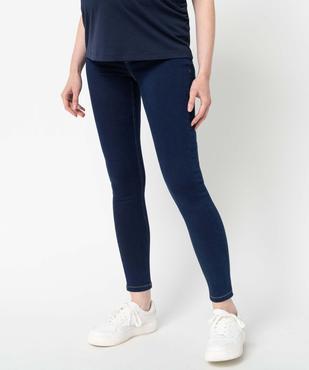 Jean de grossesse coupe slim avec bandeau bas vue1 - GEMO (MATER) - GEMO