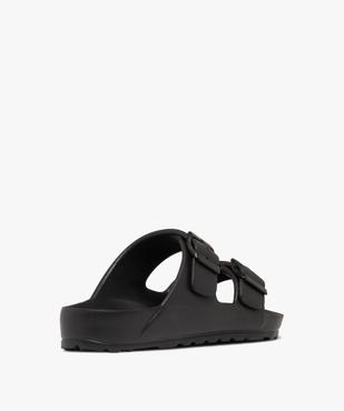Mules de piscine femme à larges brides à boucle avec semelle crantée vue4 - GEMO (PLAGE) - GEMO