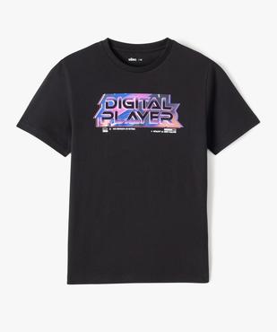 Tee-shirt à manches courtes avec motif streetwear garçon vue1 - GEMO 4G GARCON - GEMO