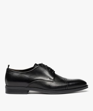 Derby dessus cuir à bout droit homme - Tanéo vue1 - TANEO - GEMO