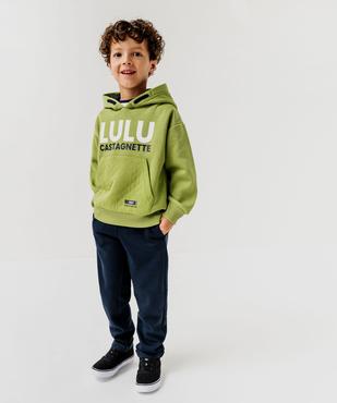 Pantalon de jogging coupe large garçon vue6 - LULUCASTAGNETTE - GEMO