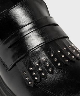 Mocassins à clous et épaisse semelle crantée femme vue6 - 5 MILES - GEMO
