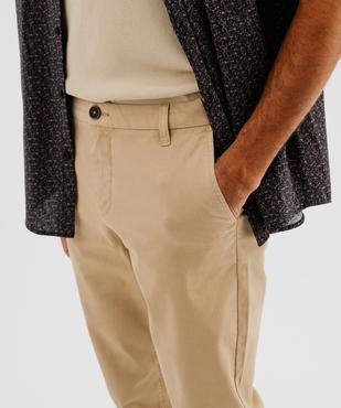 Pantalon chino coupe Slim homme vue2 - GEMO 4G HOMME - GEMO