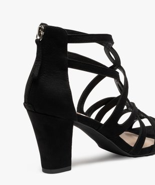 Sandales multibrides à talon femme vue7 - VALENTINA BALDA - GEMO