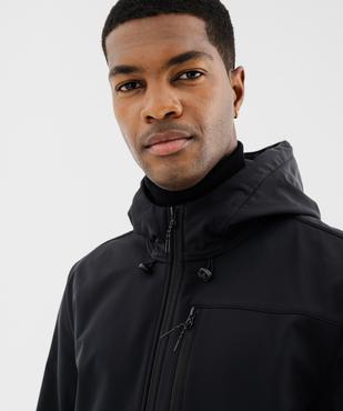 Blouson softshell à capuche déperlant homme vue7 - GEMO (HOMME) - GEMO
