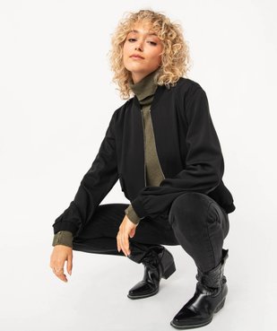Chemise zippée façon blouson femme vue1 - GEMO(FEMME PAP) - GEMO