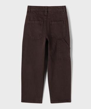 Pantalon charpentier en toile de coton garçon vue3 - GEMO (ENFANT) - GEMO