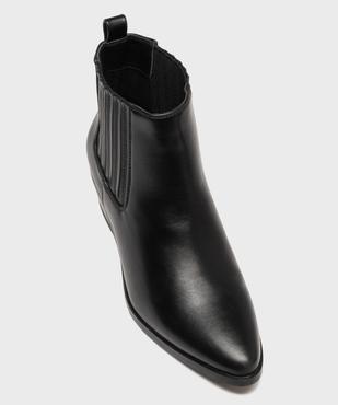 Boots Chelsea esprit Santiag femme - Follow Me vue5 - FOLLOW ME - GEMO