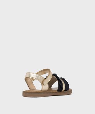 Sandales en cuir brillant avec large bride fantaisie fille - Lovely Wings vue4 - LOVELY WINGS GEMO FOR GOOD - GEMO