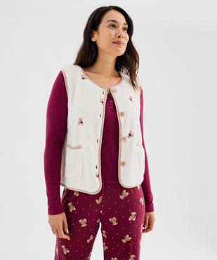 Veste d'intérieur sans manches femme - LuluCastagnette vue1 - LULUCASTAGNETTE - GEMO