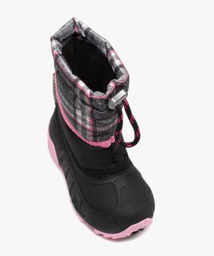 Après-ski fille à motifs avec lien coulissant ajustable - Boatilus vue5 - BOATILUS - GEMO
