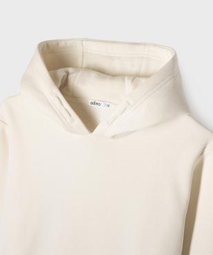 Sweat à capuche imprimé intérieur molletonné garçon vue2 - GEMO (JUNIOR) - GEMO
