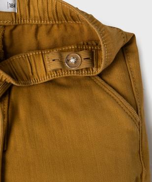 Pantalon chino avec taille ajustable bébé garçon vue2 - GEMO(BEBE DEBT) - GEMO