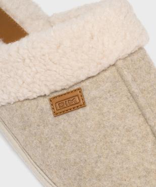 Chaussons mules fourrés cosy femme - DIM vue6 - DIM - GEMO