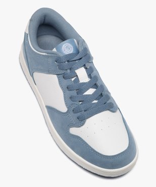 Baskets basses bicolores et grainées femme - Camps United vue6 - CAMPS GEMO FOR GOOD - GEMO
