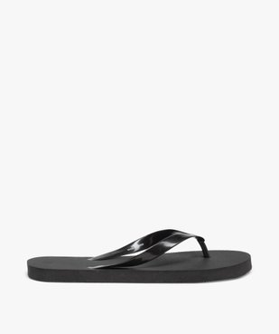 Tongs garçon unies à brides souples vue2 - GEMO (PLAGE) - GEMO