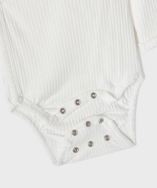 Ensemble naissance évolutif 3 pièces bébé : body, pantalon, bonnet vue3 - GEMO 4G BEBE - GEMO