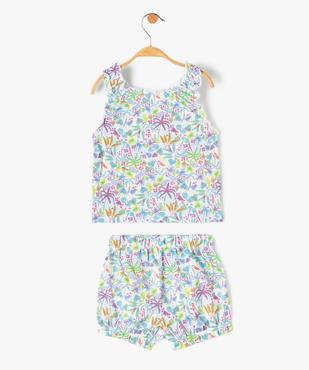 Ensemble bébé fille 2 pièces : débardeur et short imprimés vue3 - GEMO(BEBE DEBT) - GEMO