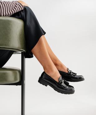 Mocassins à épaisse semelle crantée et bout amande femme - Follow Me vue7 - FOLLOW ME - GEMO