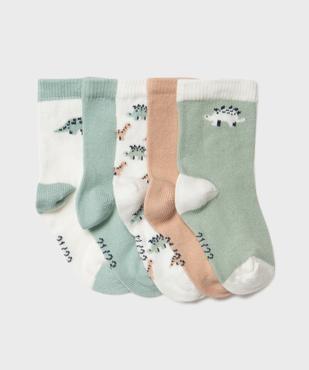Chaussettes coton biologique bébé garçon vue1 - GEMO 4G BEBE - GEMO